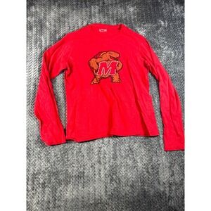 Maryland‎ Terrapins Shirt Mens XL Red American Classics Basketball NCAA Pullover